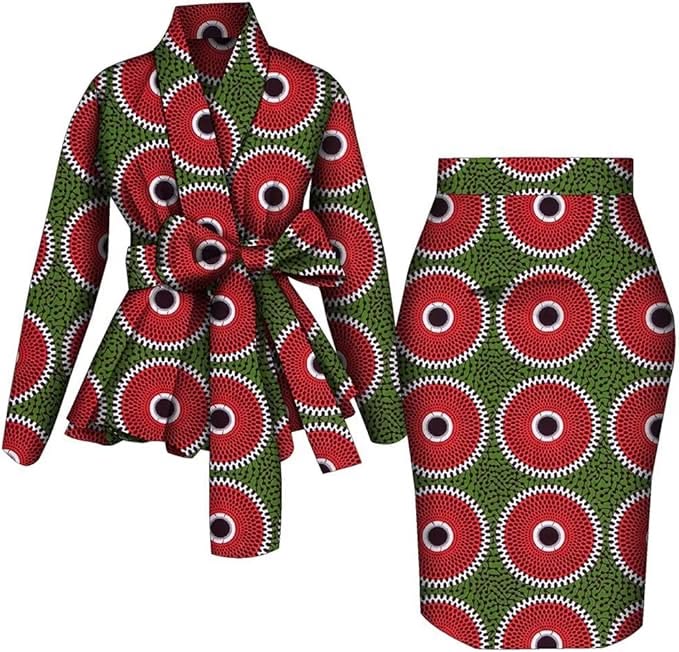 Women's Batik Skirt & Blouse Set