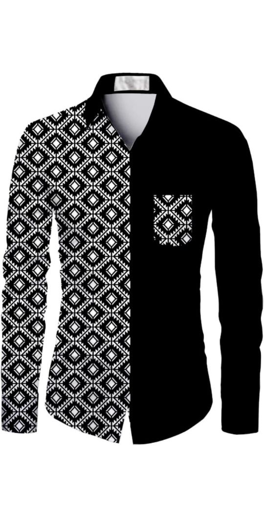Men's Ankara Long Sleeve Shirts